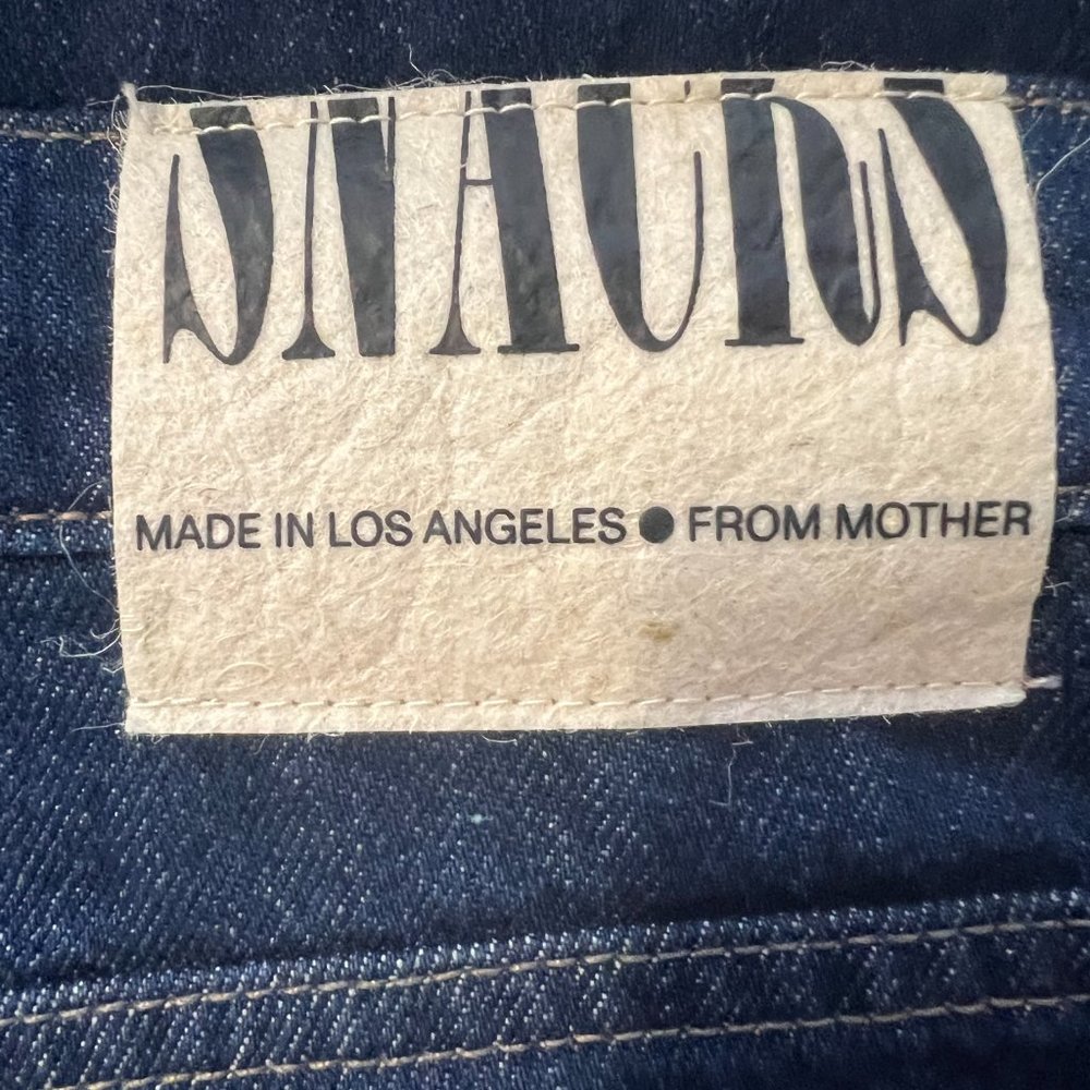MOTHER SNACKS! The Funnel Sneak Jeans Size-31/Color: COLD BREW NWT - Picture 9 of 11